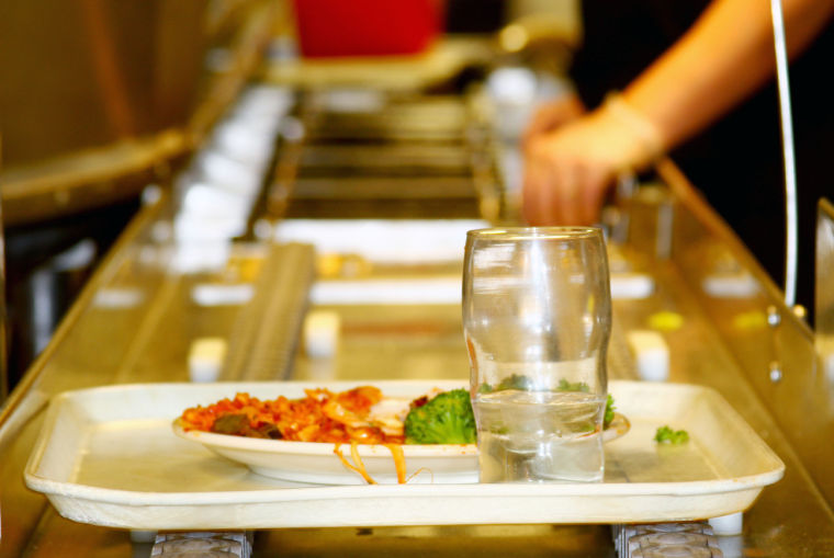 Dining tray return